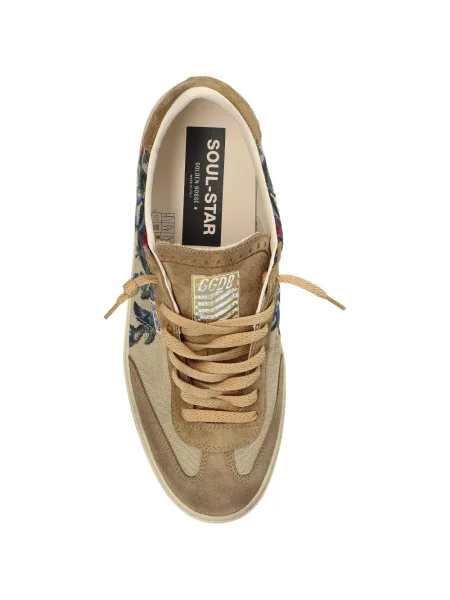 Bőr virágos sneaker Golden Goose nyomtatás