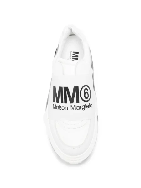Sneakersy dziecięce Mm6 Maison Margiela białe
