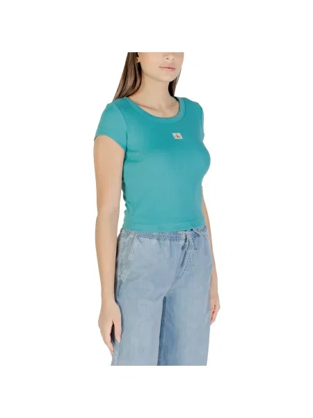 Tricou Calvin Klein Jeans albastru