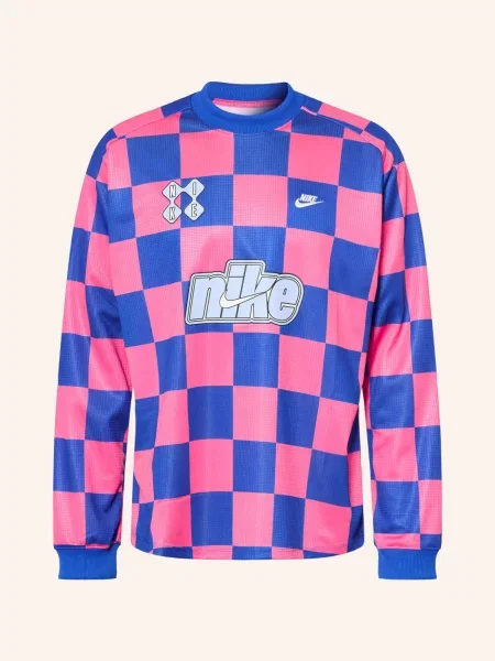 Nike Tričko S Dlouhým Rukávem Sportswear Club / růžová modrá