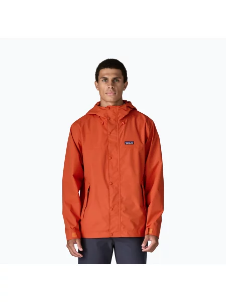 Geacă de ploaie pentru bărbați Patagonia Outdoor Everyday Rain coal orange portocaliu