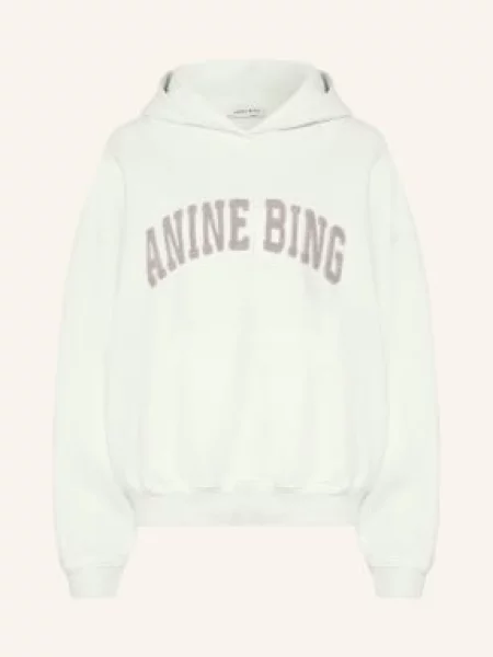 Anine Bing Bluza Z Kapturem Harvey gruen szara