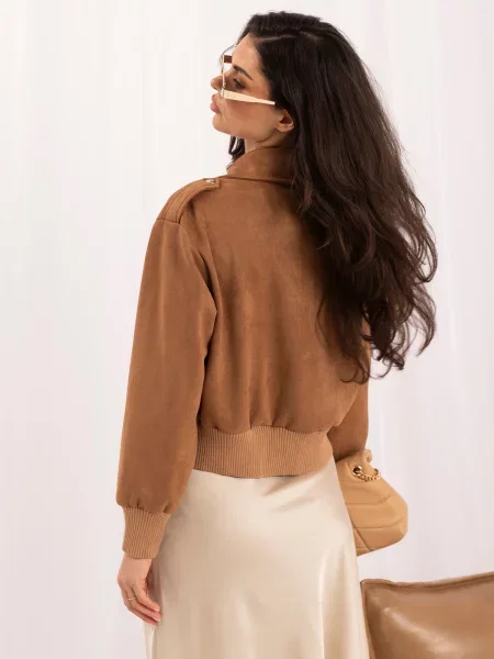 Jakna Italy Moda smeđa