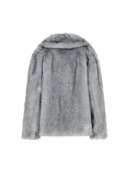 Lniana kurtka Stand Studio szara