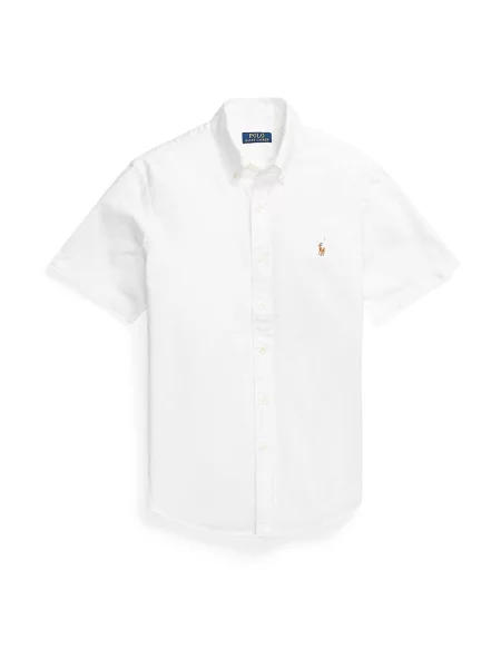 Polo Ralph Lauren Πουκάμισο ναυτικό μπλε / καφέ λευκό