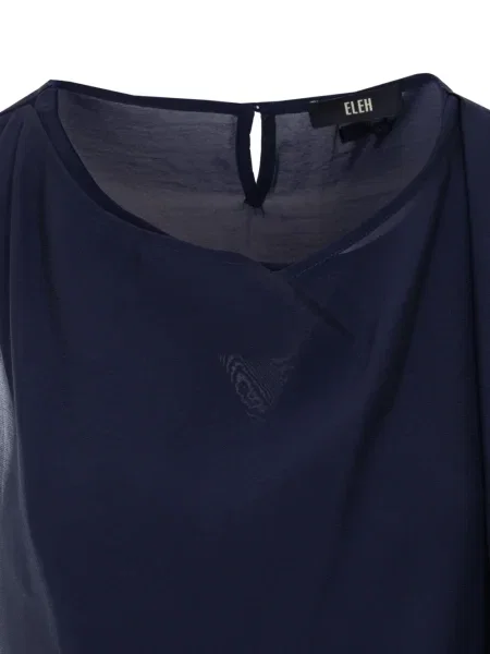 Fular Eleh fără mâneci albastru