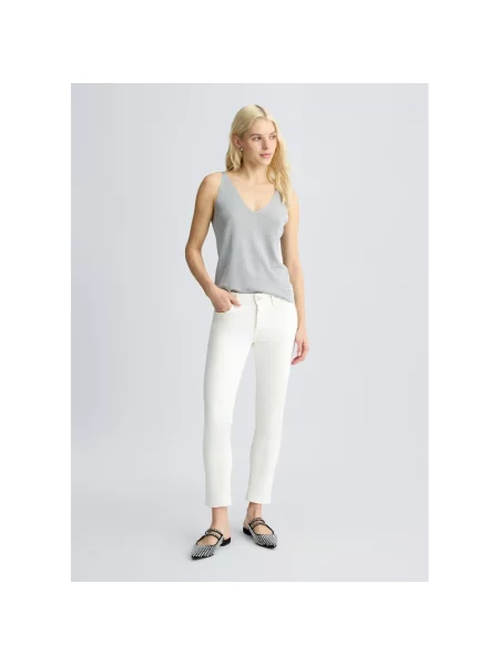 Skinny jeansy skinny Liu Jo casual białe