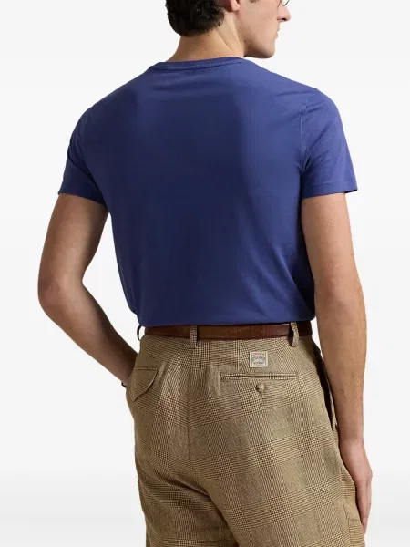 Kostkovaná dlouhá kšiltovka Polo Ralph Lauren bez rukávů modrá