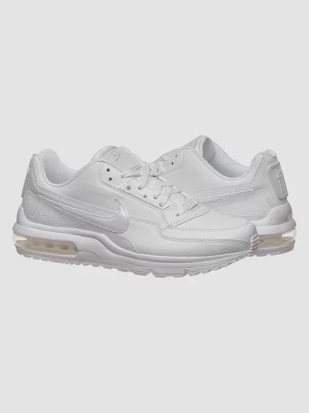 Кожаные кроссовки Nike Air Max белые