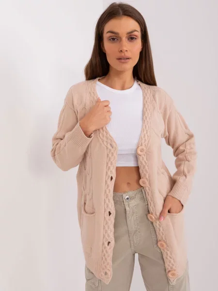 Pulover Wool Fashion Italia bej