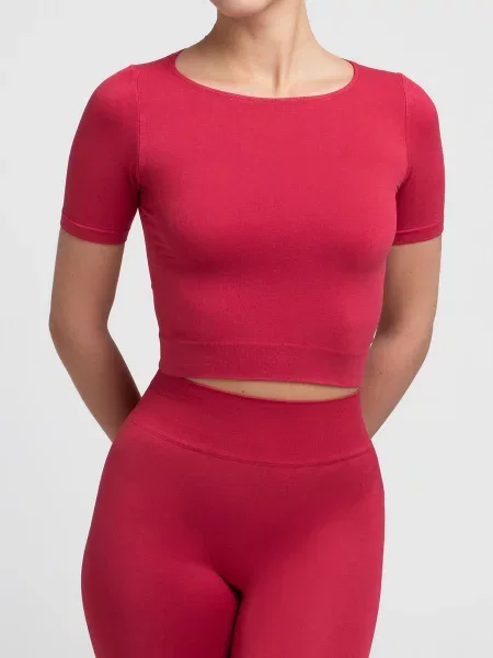 Футболка Giulia мікрофібра бордовий