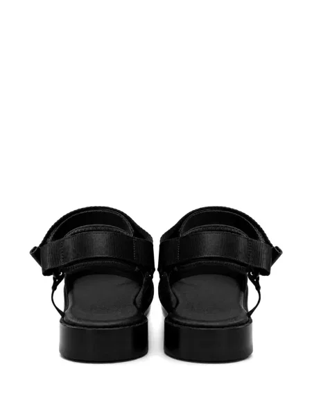 Sandale Bed J.w. Ford din piele de căprioară negru