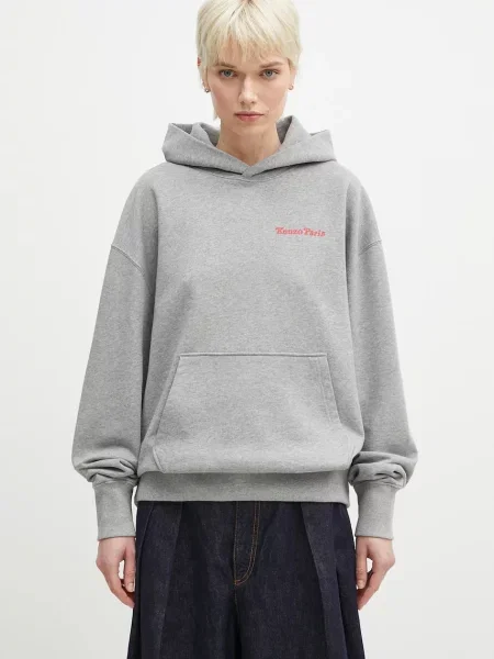 Свитер Kenzo с аппликацией серый
