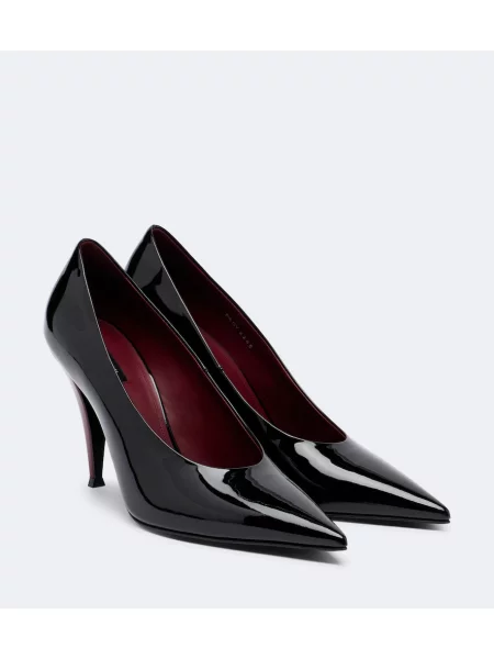 Pantofi cu toc Givenchy din piele de lac negru