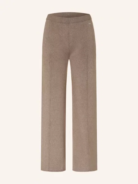 Calvin Klein Pletené Kalhoty černošedá