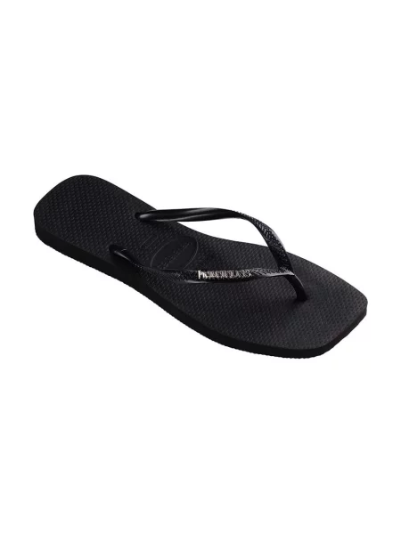 Вьетнамки Havaianas с автографом черные