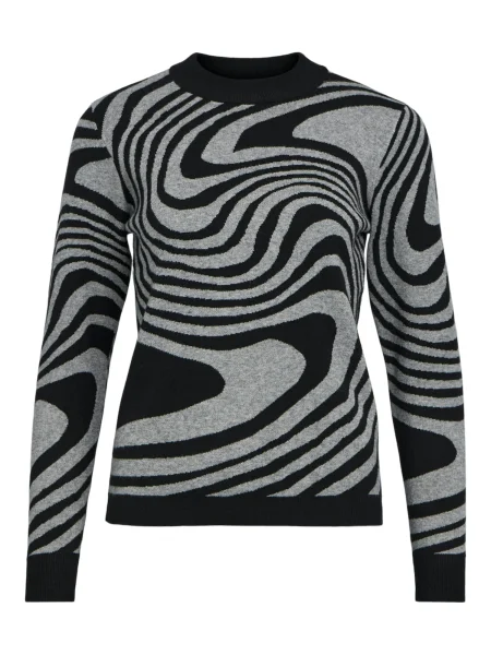 OBJECT Pulover Ray gri negru