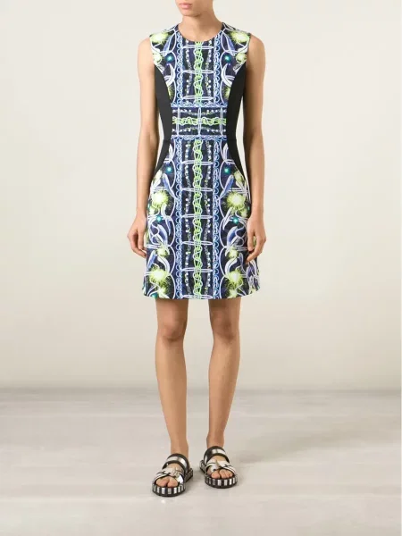 Rochie Peter Pilotto cu imagine de costum negru
