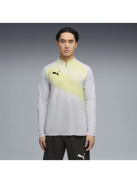 PUMA koszulka piłkarska Individual Lightspeed Ultimate z zamkiem Odzież S szary