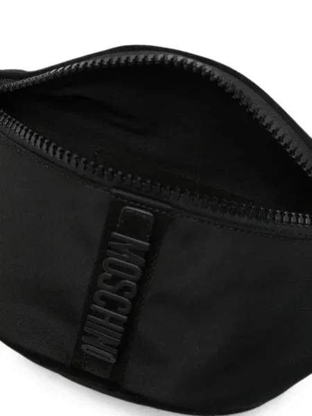 Curea Moschino cu autograf negru