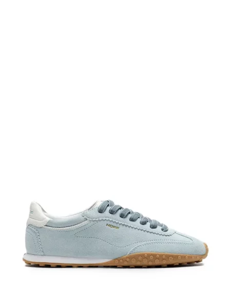 Sneakerși Hoff din piele de căprioară cu imagine albastru