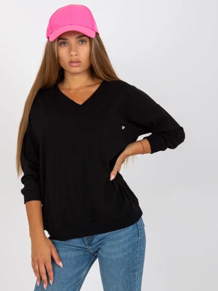 Bluză Fashionhunters negru