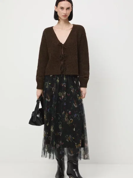 Спідниця Medicine midi розкльошена чорний