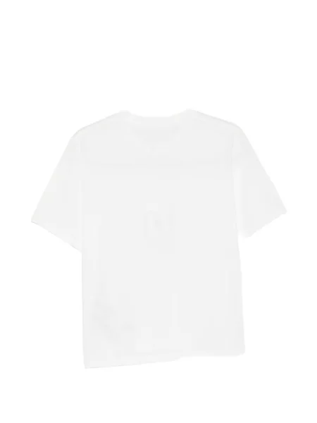 Scurt tricou Mm6 Maison Margiela cu imagine alb