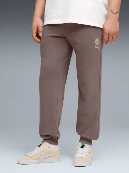 Спортивні штани PUMA Fcsd Ftblculture Sweat Pants комбінований верх коричневий