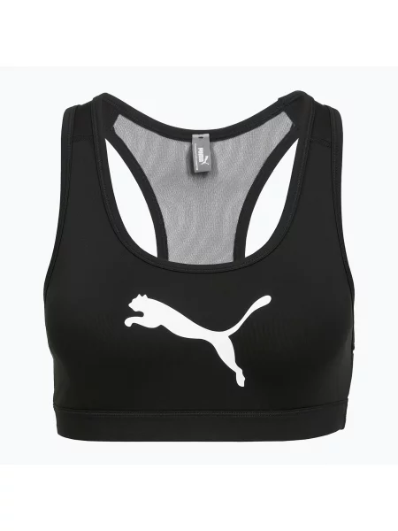 Сутиен за бягане PUMA Bra black/white бяло