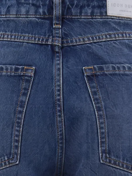 Blugi cu picior larg Icon Denim albastru