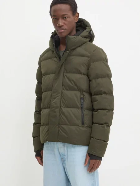 Superdry geaca barbati de iarna verde