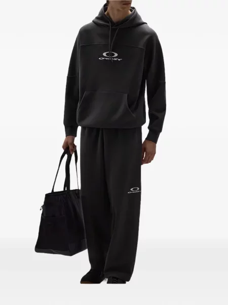 Ρετρό hoodie Oakley με σχέδιο μαύρο