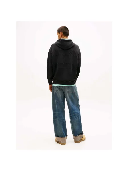 Tommy Jeans hanorac de negru