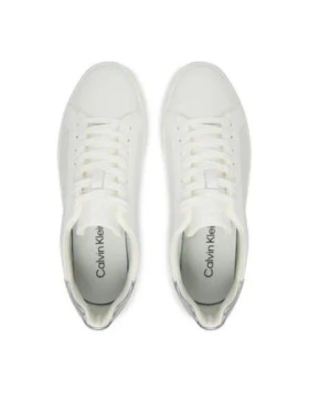 Sportcipők Calvin Klein Low Pro Cups Laceup Lth Met fehér