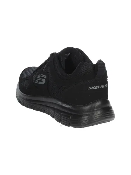 Členkové topánky Skechers čierna