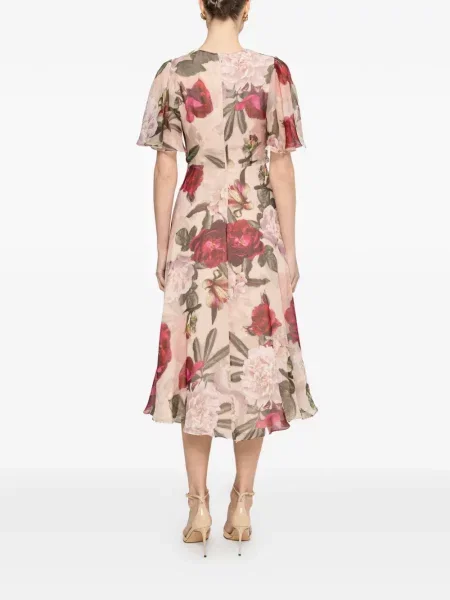 Rochie midi Nissa cu model floral