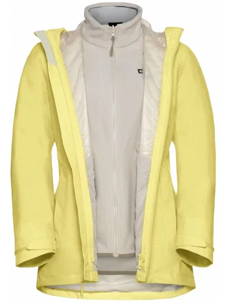 Куртка Jack Wolfskin желтая
