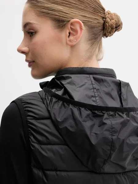 Жилет Ea7 Emporio Armani с капюшоном черный
