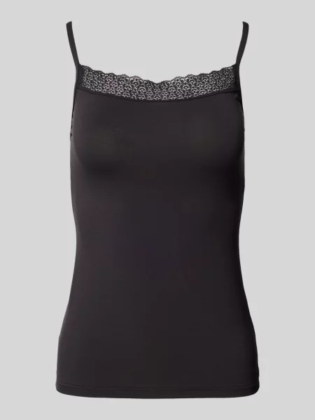 Piżama Triumph koronkowa na ramiączkach czarna