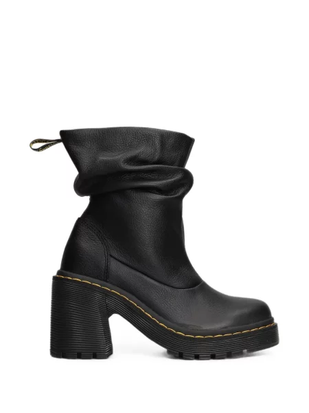 Cizme scurte Dr. Martens din piele negru