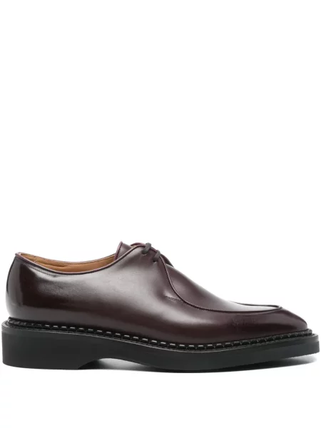 Pantofi derby John Lobb din piele maro