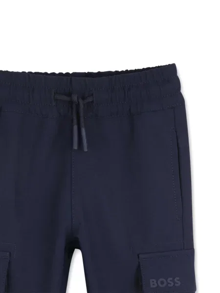 Spodnie cargo dziecięce Bosswear niebieskie