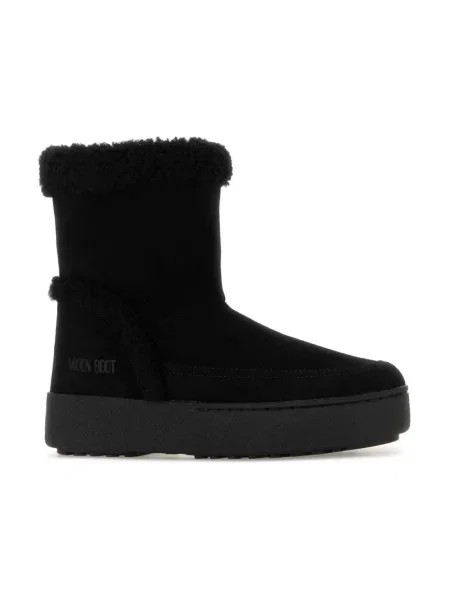 Buty do kostki Moon Boot zamszowe czarne