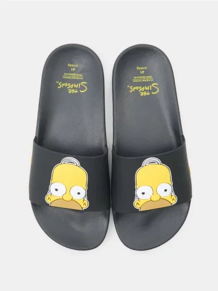 Sinsay Pantofle The Simpsons černá