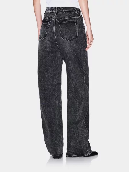 Прямые джинсы Armani Exchange черные