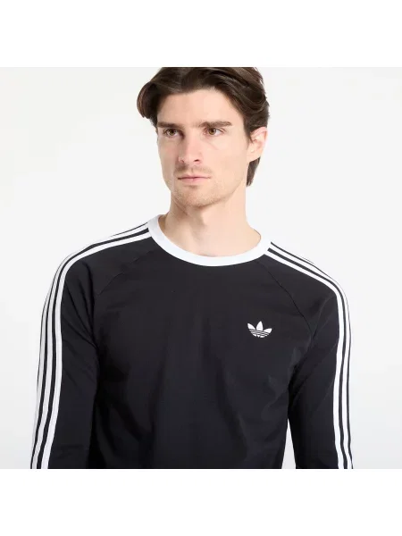 Тениска adidas 3S Ls Tee Black S черно