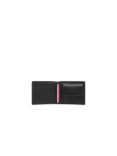 Tommy Hilfiger Pénztárca Th Soho Cc And Coin fekete