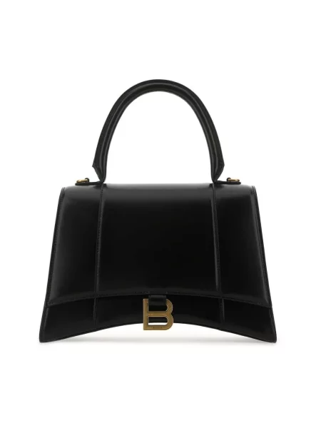 Torebka Balenciaga Hourglass skórzana czarna