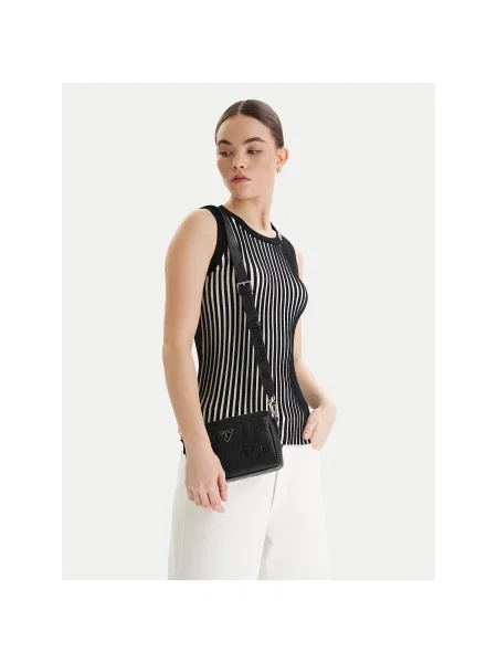 GUESS Geantă de umăr CRESIDIA II' negru